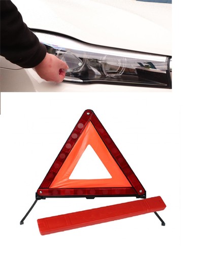Emergency flat tyre warning - flat,
