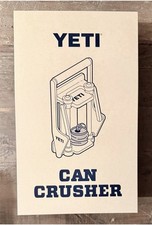 YETI CAN CRUSHER  IN HAND NEW