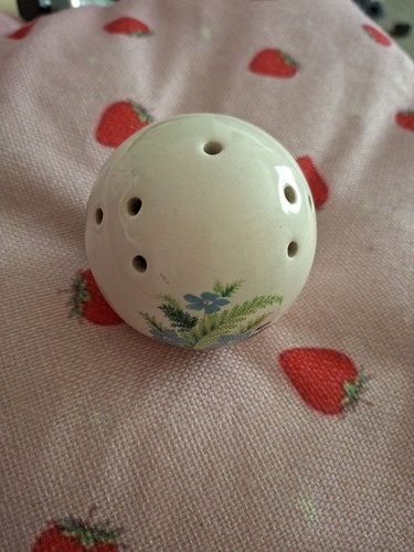 Vintage french fern pomander - vintage,