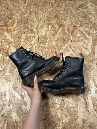 Martens 1460 black leather - black,