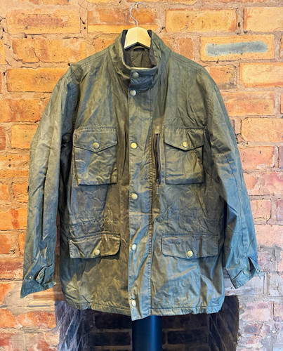 Vintage barbour green wax - barbour,