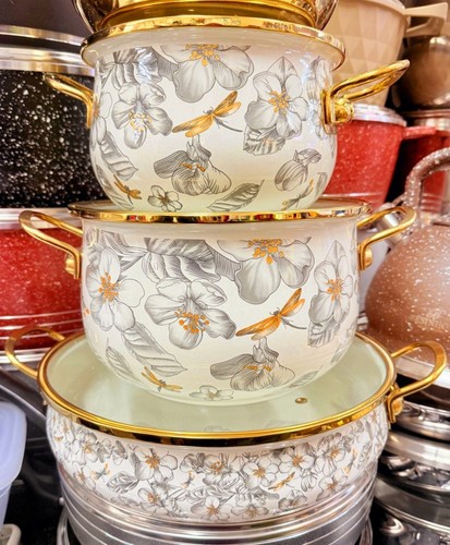 Enamel ware cooking - enamel,