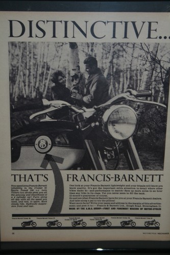 Framed francis barnett cruiser - framed,