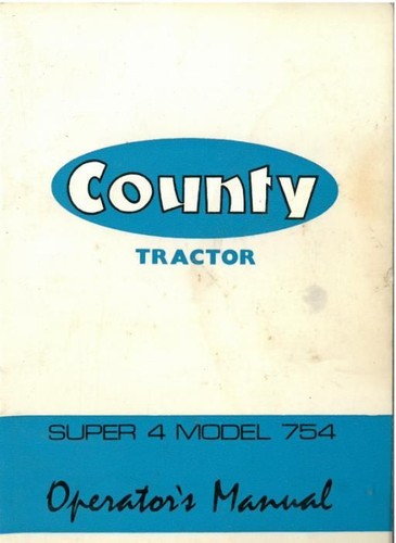 County tractor super model - super,