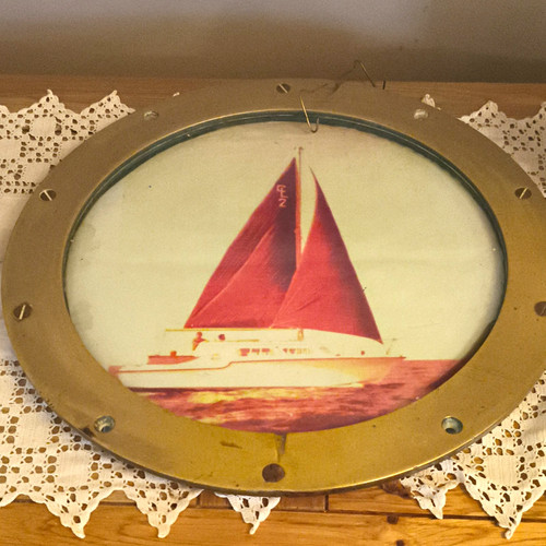 Brass ship porthole - ship,
