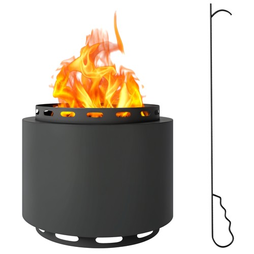Outsunny 5cm smokeless - outsunny, wood