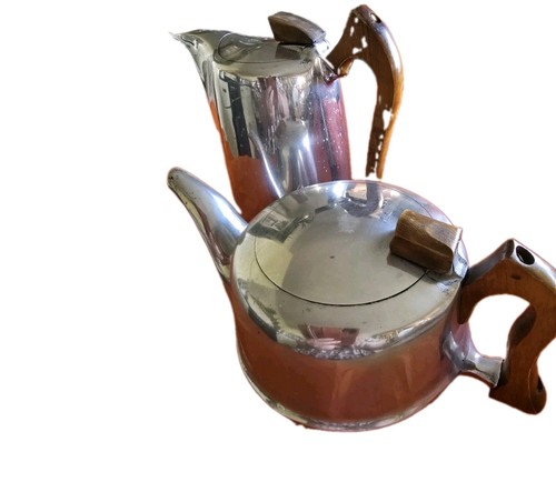 Vintage picquot ware teapot - vintage,