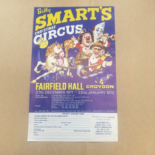 Billy smarts christmas - billy, circus
