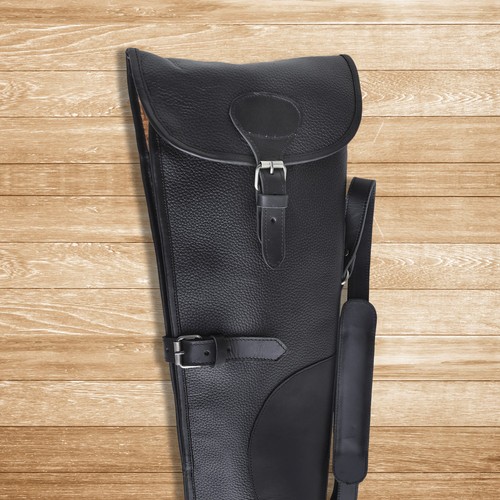 Leather shotgun case for - leather,