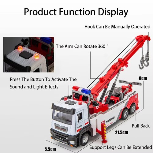 Tow truck metal alloy - metal,
