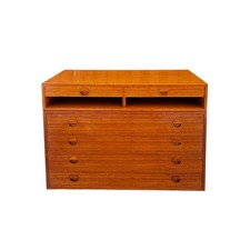 Danish Modern Teak Drawer Wall