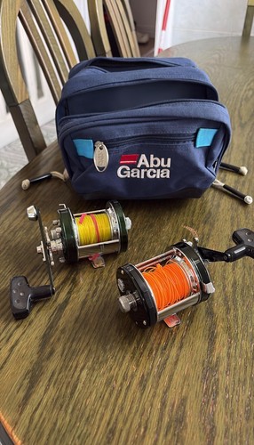 Vintage used fishing reels - vintage,