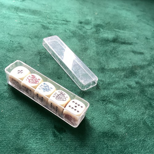 Vintage creme poker - 5,