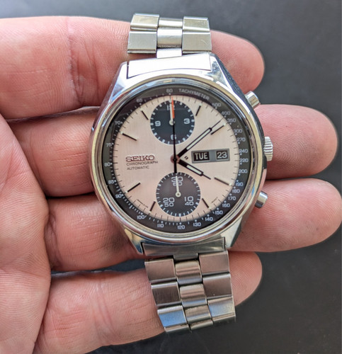 Seiko panda silver - panda, men's