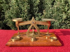 Fine Set Of Antique Brass &