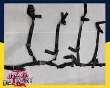 Pair Black 4 Point Car Racing