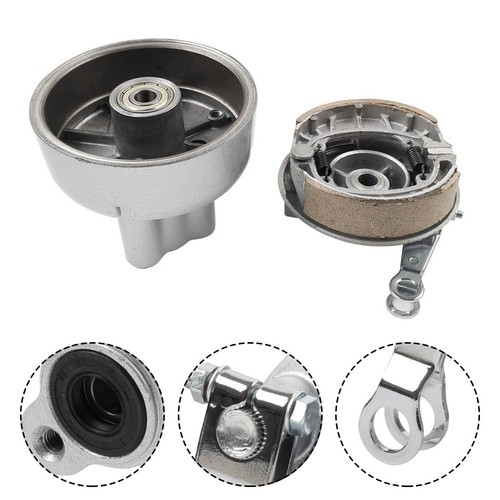 Rear drum brake hub cover - drum,
