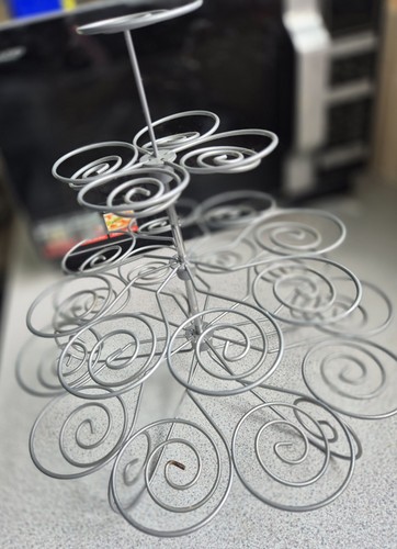 Tier cupcake stand silver - tier,