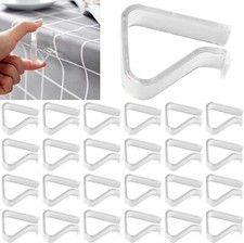 4x Plastic Tablecloth Clips
