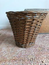 Vintage Woven Wicker Waste