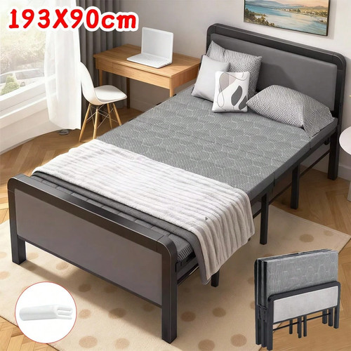 Folding single guest bed - single,