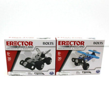 Erector by Meccano Bolts Construction Kit Mini Car & Plane Set of 2 NWT