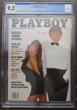 PLAYBOY MAGAZINE MARCH 1990 V37 #3 CGC 9.2 NM- DONALD TRUMP WHITE PAGES