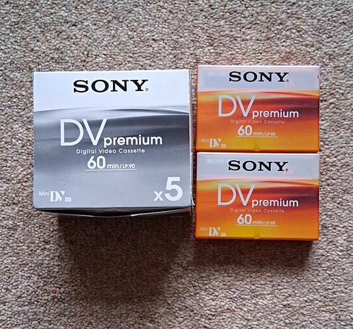 Sony premium minidv - sony,