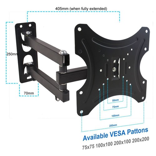 Swivel arm wall - arm, tv