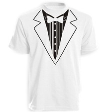 Funny  Tuxedo Fancy Dress  Mens T-Shirt Size S-XXXL