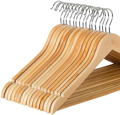 Wooden coat hangers - 20,
