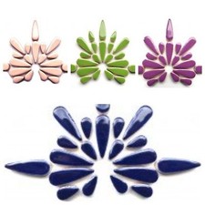 Teardrop Ceramic Mosaic Tiles