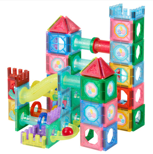 100 158pcs magnetic tiles - magnetic,