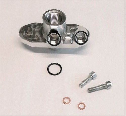 Oil cooler engine adapter - engine,