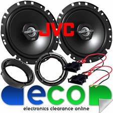 JVC 17cm 6.5" Inch 600 Watts 2 Way Rear Door Speakers Fits Volkswagen Passat B5
