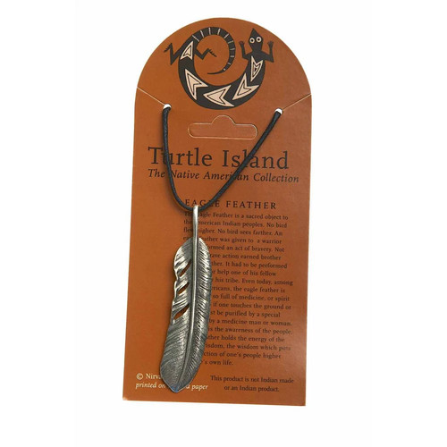 Eagle feather pendant - pendant, necklace