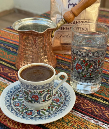 Turkish coffee serving - serving, set