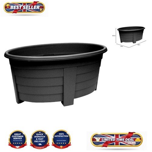 Large ebony oval - large,