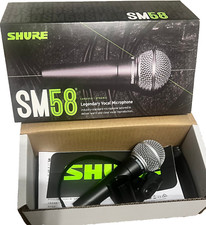 Shure SM58-LC Dynamic Legendary Vocal Microphone - UK Seller