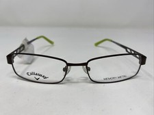 Callaway Junior Slide BROWN 50-16-135 Metal Full Rim Eyeglasses Frame 1706
