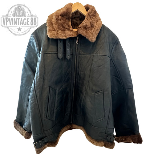 Vintage aviator bomber - b-3,