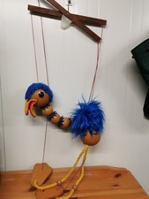 Vintage Pelham Puppet with box, large Rod Hull's Emu