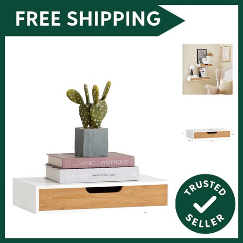Floating shelf with drawer - shelf,