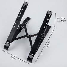 Laptop Stand Portable Notebook Holder Adjustable Foldable Ventilated Tablet!
