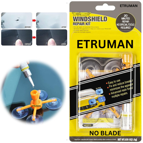 Car windshield repair kit - kit, fix