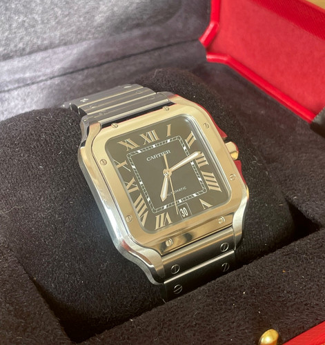 Cartier santos large - santos, dial