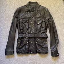 belstaff Leather Trialmaster Panther UK38  IT48 Medium  RRP £1295 Trailmaster