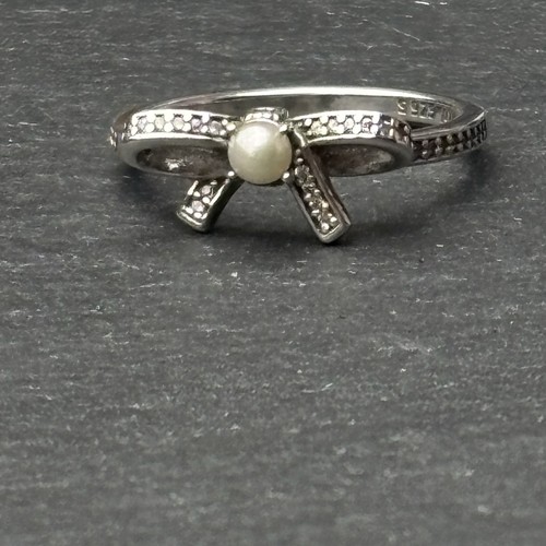 Sterling silver ring - silver,