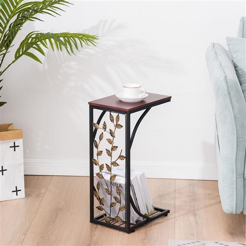 Small side table beside - small, coffee