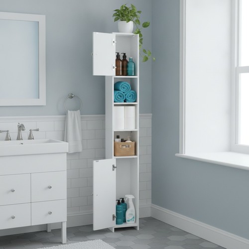 Slim tall bathroom - tall, cabinet
